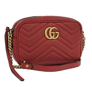 Gucci GG Marmont Shoulder Bag Red